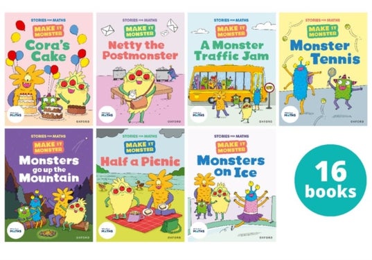 Stories for Maths: Make it Monsters Y1/P2 (16 book pack)