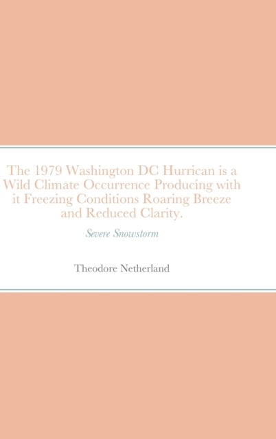 The 1979 Washington DC Hurrican is a Wild Climate Occurrence Producing with it Freezing Conditions R - Severe Snowstorm