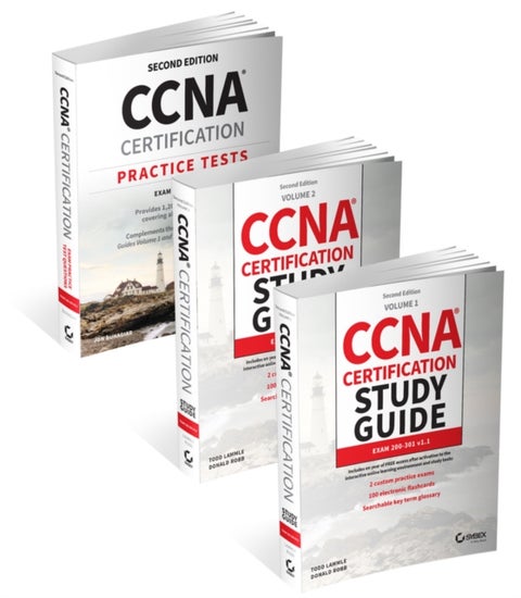 CCNA Certification Study Guide Volume 1, Volume 2, and Practice Tests Kit - Exam 200-301 v1.1