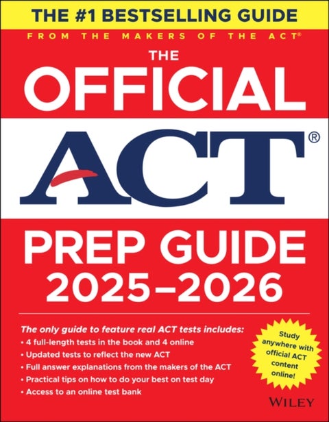 The Official ACT Prep Guide 2025 - 2026 - Book + Online Course