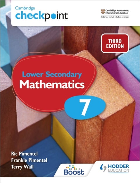 Cambridge Checkpoint Lower Secondary Mathematics Student's Book 7 - Third Edition