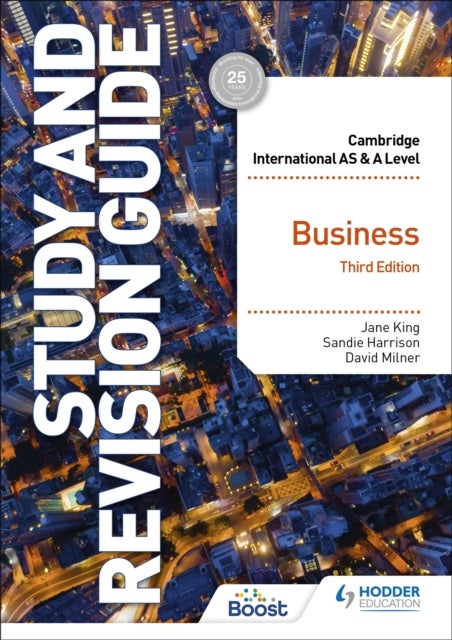 Bilde av Cambridge International As/a Level Business Study And Revision Guide Third Edition Av Jane King, Andrew Gillespie, Sandie Harrison, David Milner