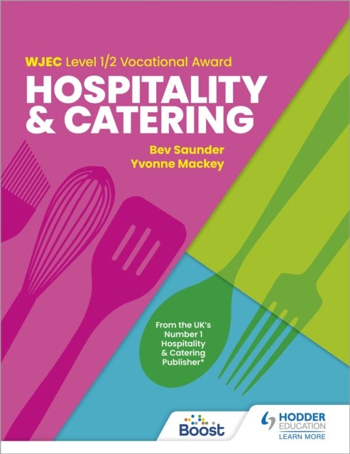 Bilde av Wjec Level 1/2 Vocational Award In Hospitality And Catering Av Bev Saunder, Yvonne Mackey