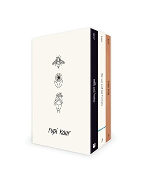 Rupi Kaur Trilogy Boxed Set - milk and honey, the sun and her flowers, and home body