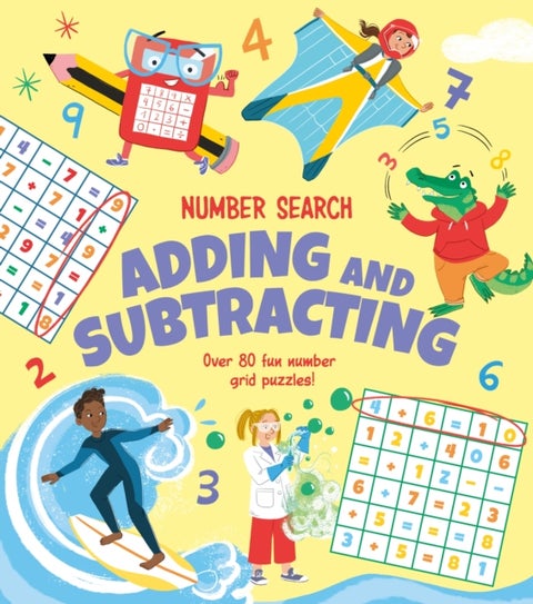 Number Search: Adding and Subtracting - Over 80 Fun Number Grid Puzzles!