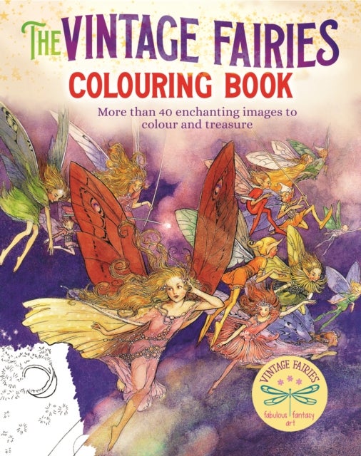 Bilde av The Vintage Fairies Colouring Book