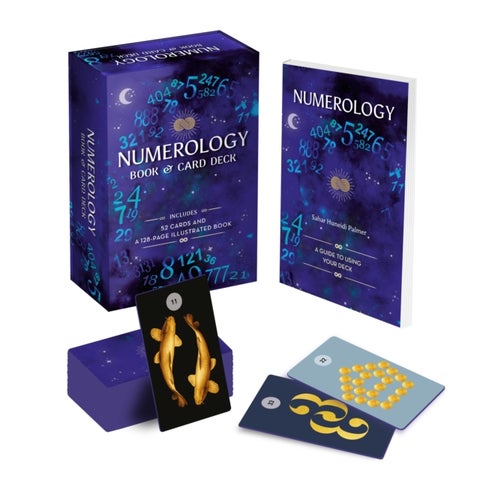 Numerology Book & Card Deck - Includes 52 cards and a 128-page illustrated book