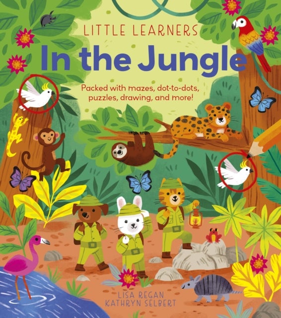 Little Learners: In the Jungle - Packed with mazes, dot-to-dots, puzzles, drawing, and more!