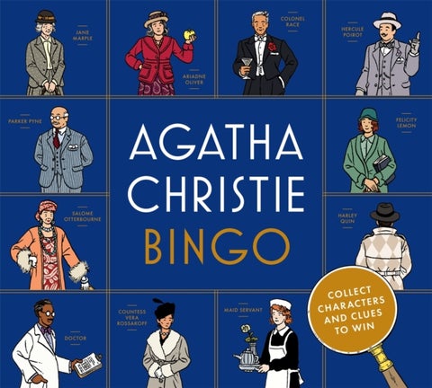 Agatha Christie Bingo - The perfect family gift for fans of Agatha Christie