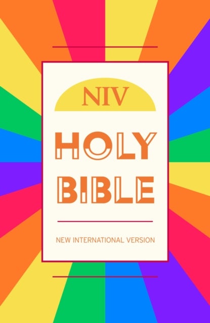 NIV Value Hardback Bible - Rainbow edition