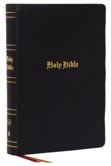 KJV Holy Bible: Super Giant Print with 43,000 Cross References, Black Genuine Leather, Red Letter, C