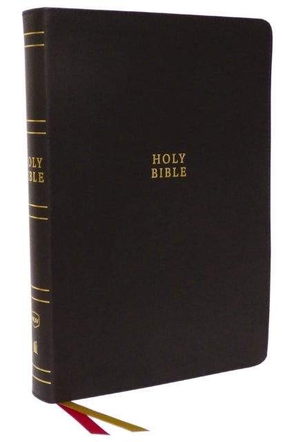 NKJV Holy Bible, Super Giant Print Reference Bible, Brown Bonded Leather, 43,000 Cross References, R