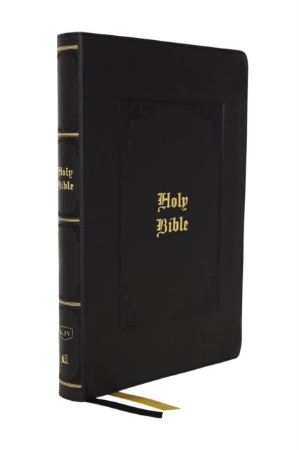 Bilde av Kjv Bible, Giant Print Thinline Bible, Vintage Series, Leathersoft, Black, Red Letter, Thumb Indexed Av Thomas Nelson