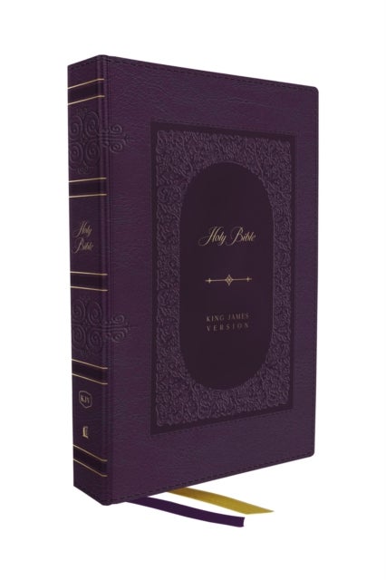 Bilde av Kjv Bible, Giant Print Thinline Bible, Vintage Series, Leathersoft, Purple, Red Letter, Thumb Indexe Av Thomas Nelson