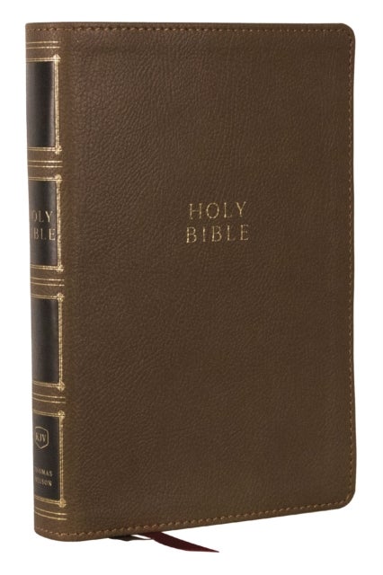 Bilde av Kjv Holy Bible: Compact Bible With 43,000 Center-column Cross References, Brown Leathersoft (red Let Av Thomas Nelson