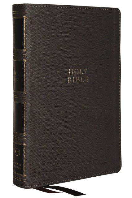 KJV Holy Bible: Compact Bible with 43,000 Center-Column Cross References, Gray Leathersoft, Red Lett