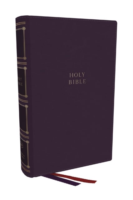 Bilde av Kjv Holy Bible: Compact Bible With 43,000 Center-column Cross References, Purple Leathersoft (red Le Av Thomas Nelson