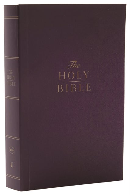 NKJV Compact Paragraph-Style Bible w/ 43,000 Cross References, Purple Softcover, Red Letter, Comfort - Holy Bible, New King James Version