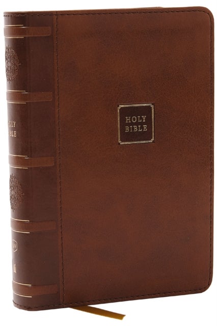 KJV Holy Bible, Compact Reference Bible, Leathersoft, Brown, 43,000 Cross-References, Red Letter, Co - Holy Bible, King James Version