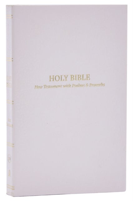 KJV, Pocket New Testament with Psalms and Proverbs, White Softcover, Red Letter, Comfort Print