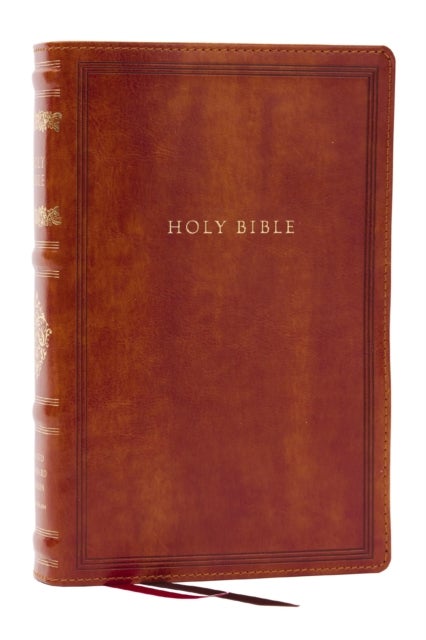 RSV Personal Size Bible with Cross References, Brown Leathersoft, Thumb Indexed, (Sovereign Collecti