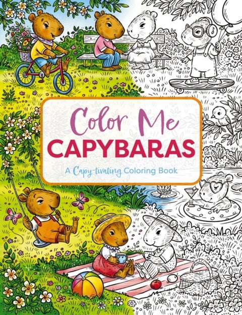 Color Me Capybaras - A Capy-tivating Coloring Book