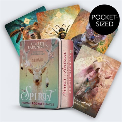 The Spirit Animal Pocket Oracle - A 68-Card Deck - Animal Spirit Cards with Guidebook