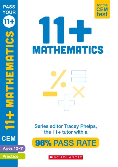 Bilde av 11+ Mathematics Practice And Assessment For The Cem Test Ages 10-11 Av Tracey Phelps
