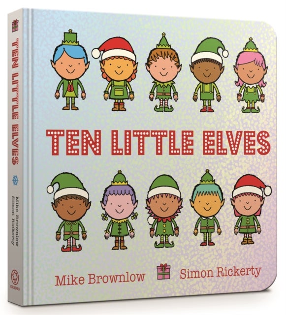 Bilde av Ten Little Elves Board Book Av Mike Brownlow
