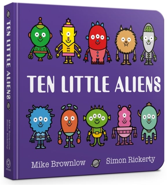 Bilde av Ten Little Aliens Board Book Av Mike Brownlow