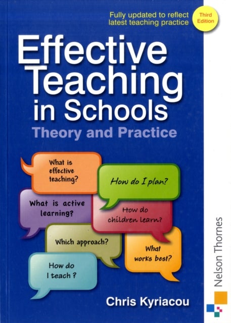 Bilde av Effective Teaching In Schools Theory And Practice Av Chris Kyriacou