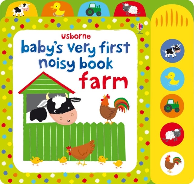 Bilde av Baby&#039;s Very First Noisy Book Farm Av Fiona Watt