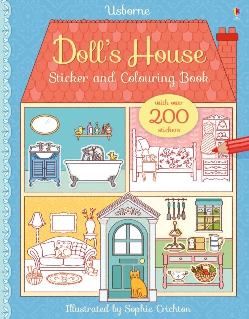 Doll's House Sticker and Colouring Book av Abigail Wheatley