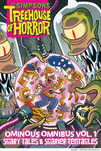 Bilde av The Simpsons Treehouse Of Horror Ominous Omnibus Vol. 1: Scary Tales &amp; Scarier Tentacles Av Matt Groening