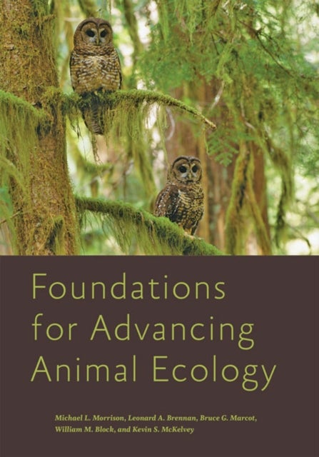 Bilde av Foundations For Advancing Animal Ecology Av Michael L. (professor And Caesar Kleberg Chair In Wildlife Ecology And Conservation Texas A&amp;m Universi