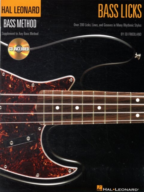 Bilde av Hal Leonard Bass Method - Bass Licks Av Ed Friedland