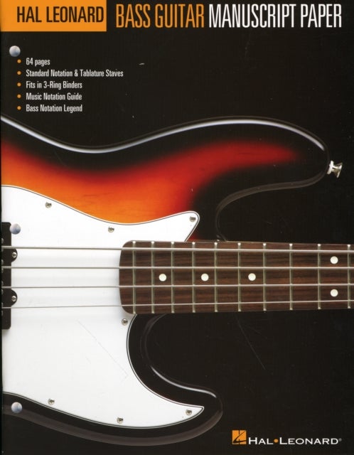 Bilde av Hal Leonard Bass Guitar Manuscript Paper Av Hal Leonard Publishing Corporation
