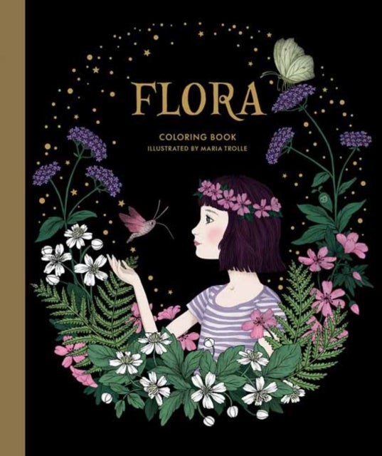 Bilde av Flora Coloring Book Av Maria Trolle