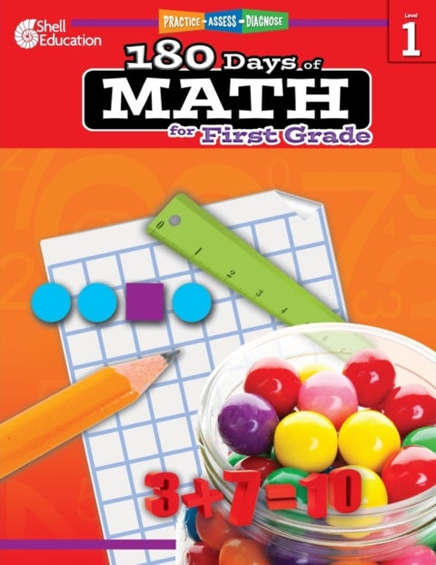 180 Days of Math for First Grade - Practice, Assess, Diagnose