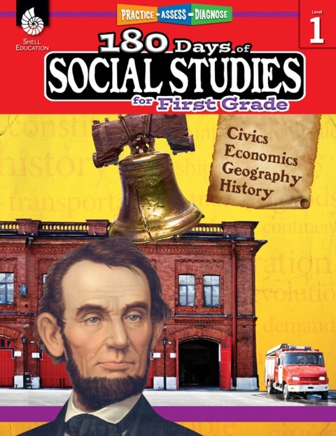 180 Days¿: Social Studies for First Grade - Practice, Assess, Diagnose