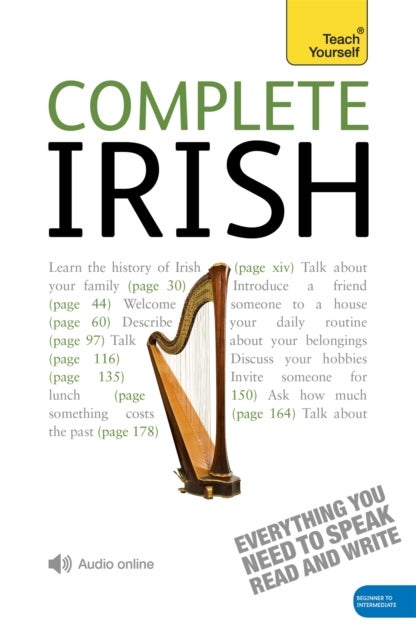 Bilde av Complete Irish Beginner To Intermediate Book And Audio Course Av Diarmuid O Se, Joseph Sheil