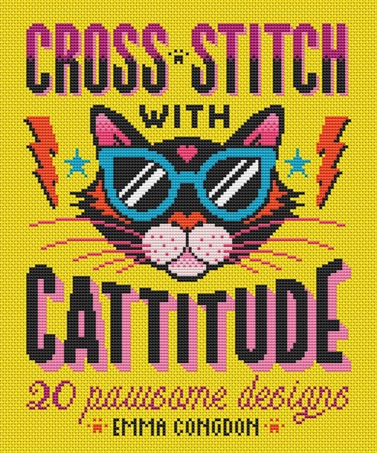 Bilde av Cross Stitch With Cattitude Av Emma (author) Congdon