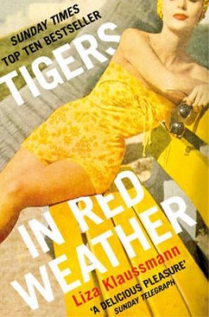 Tigers in red weather