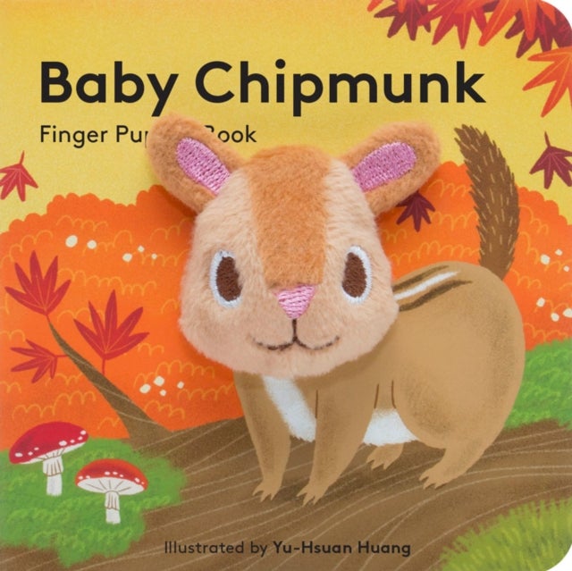 Bilde av Baby Chipmunk: Finger Puppet Book