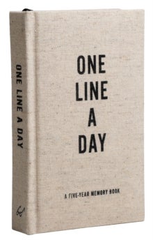 Canvas One Line a Day av Chronicle Books