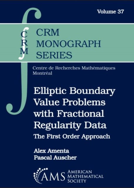 Bilde av Elliptic Boundary Value Problems With Fractional Regularity Data Av Alex Amenta, Pascal Auscher