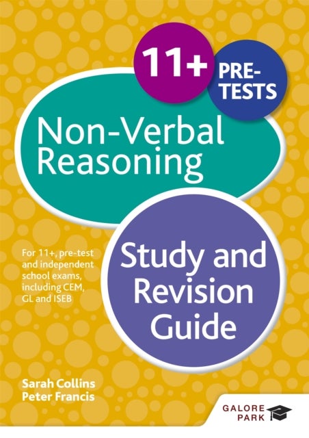 Bilde av 11+ Non-verbal Reasoning Study And Revision Guide Av Peter Francis, Sarah Collins