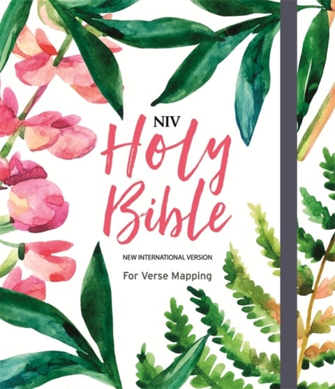 NIV Bible for Journalling and Verse-Mapping - Floral