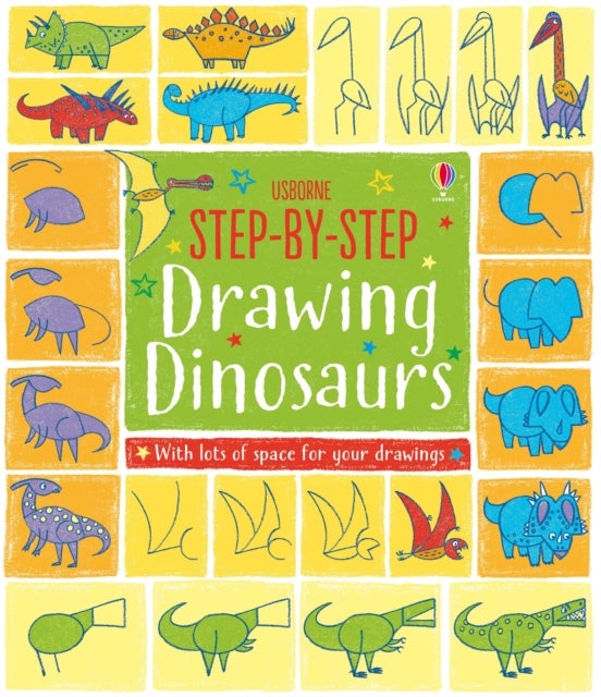Bilde av Step-by-step Drawing Dinosaurs Av Fiona Watt