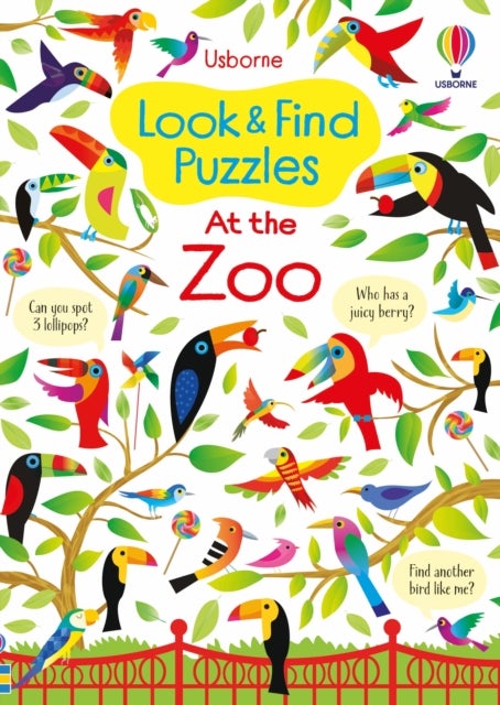 Bilde av Look And Find Puzzles At The Zoo Av Kirsteen Robson